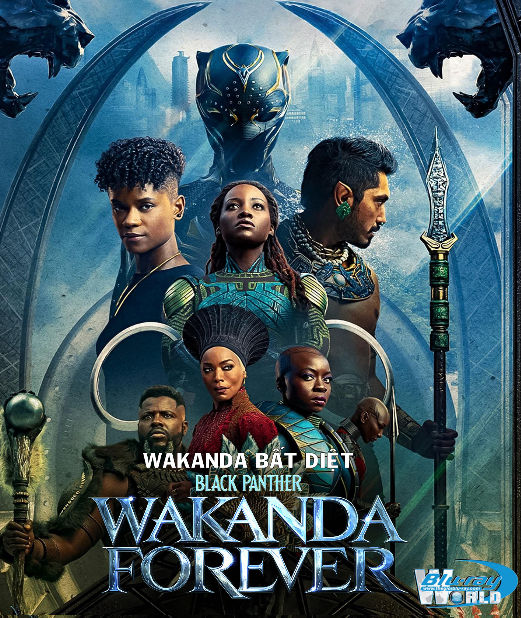 B5641.Black Panther II - Wakanda Forever 2023  CHIẾN BINH ÁO ĐEN II - WANKANDA BẤT DIỆT (DTS-HD MA 7.1)